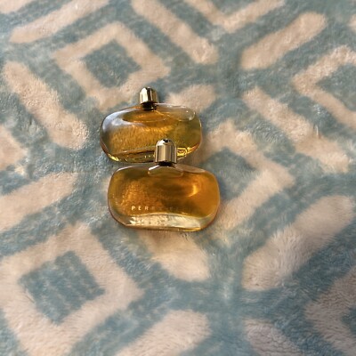 2X * Perry Ellis Women Perfume Eau de Toilette .13 Oz Mini 3.7 mL Splash VTG NEW