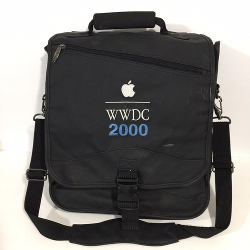 Vintage Apple Computer - WWDC 2000 - Blue Logo Bag | eBay