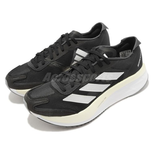 

Adidas Adizero Boston 11 W Черные белые женские кроссовки для шоссейного бега для марафона GX6657, Черный, Adizero Boston 11 W