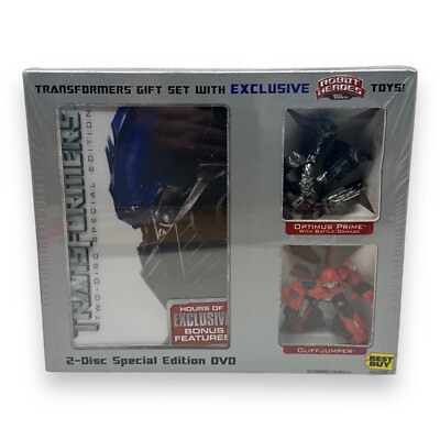 Transformers DVD & Robot Heroes Set New Sealed Best Buy Exclusive