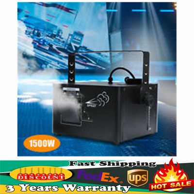 1500W DMX Low Profile Hazer Haze Smoke Fog Machine Theater DJ Stage Effect w/ RC