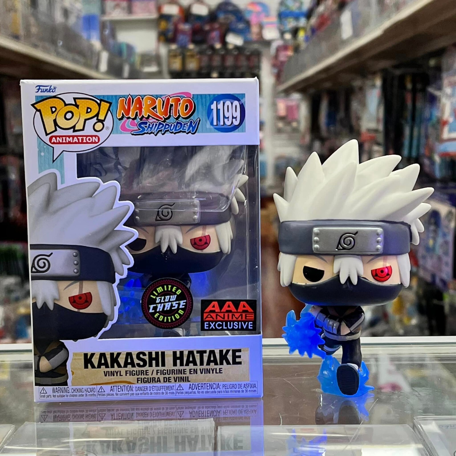 Funko Pop Young Kakashi Hatake with Chidori Vinyl Figure AAA EXCLUSIVE -  CHASE | eBay