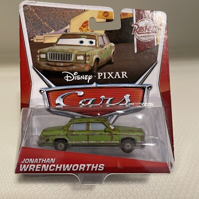 DISNEY PIXAR CARS JONATHAN WRENCHWORTHS RUST-EZE RACING 2013 NEW