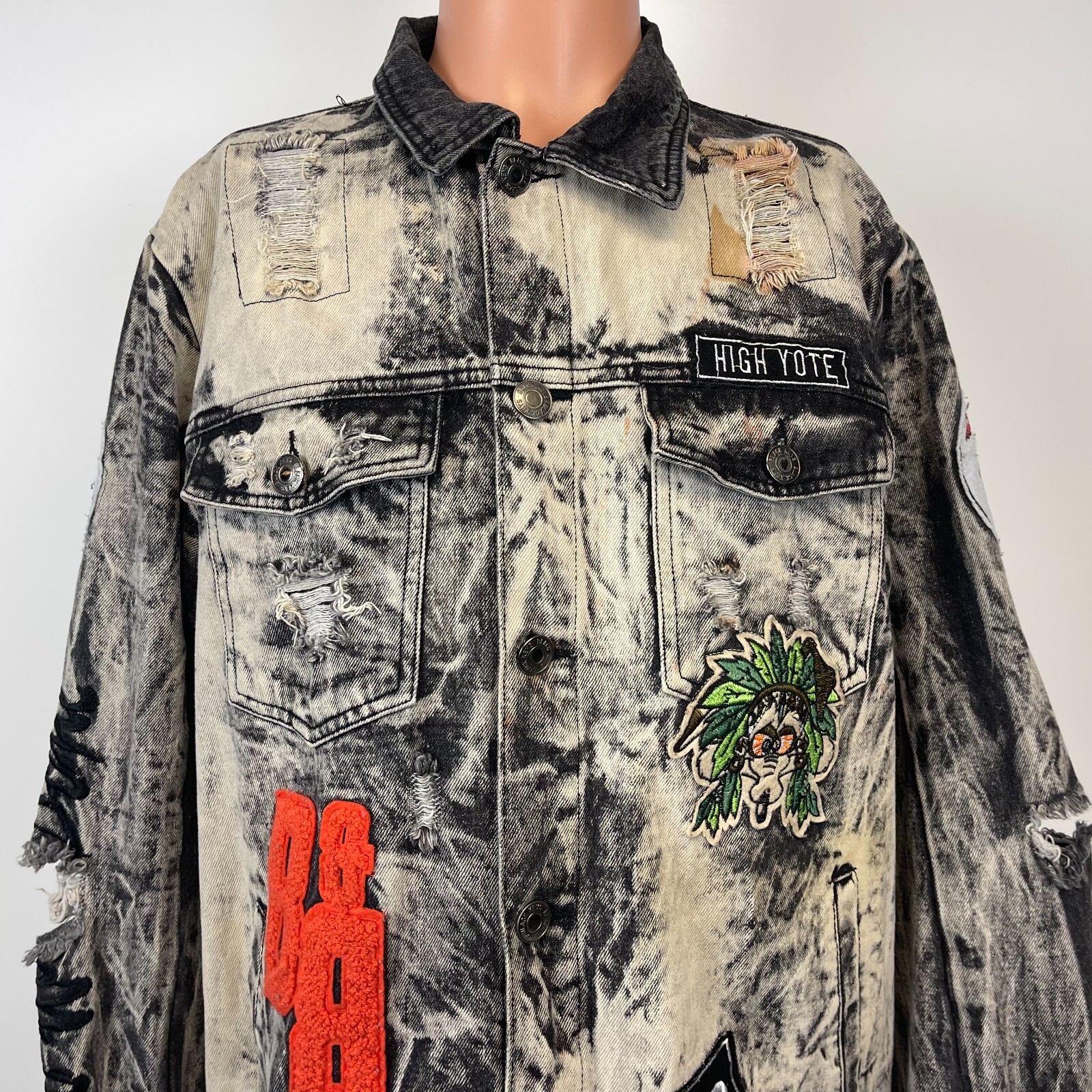 ミュージシャン CHRONOIZM PATCH DENIM JACKET ミュージシャン CHRONOIZM PATCH DENIM JACKET hqdefault.jpg