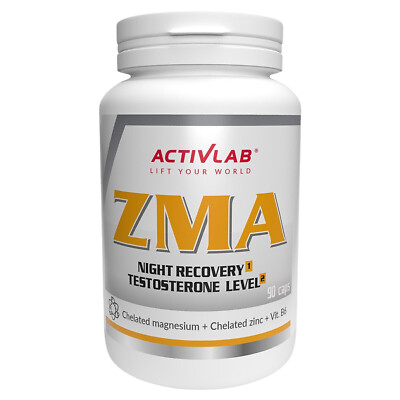 ZMA - Vitamin B6, Zinc, Magnesium - Testo-Booster - Supplement Anxiety Relief
