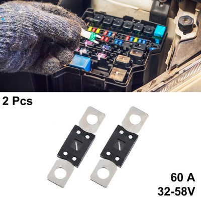 2pcs 60A 32V Fuse for Automotive Truck Motorcycle Boat Audio CDs Fuses Holder