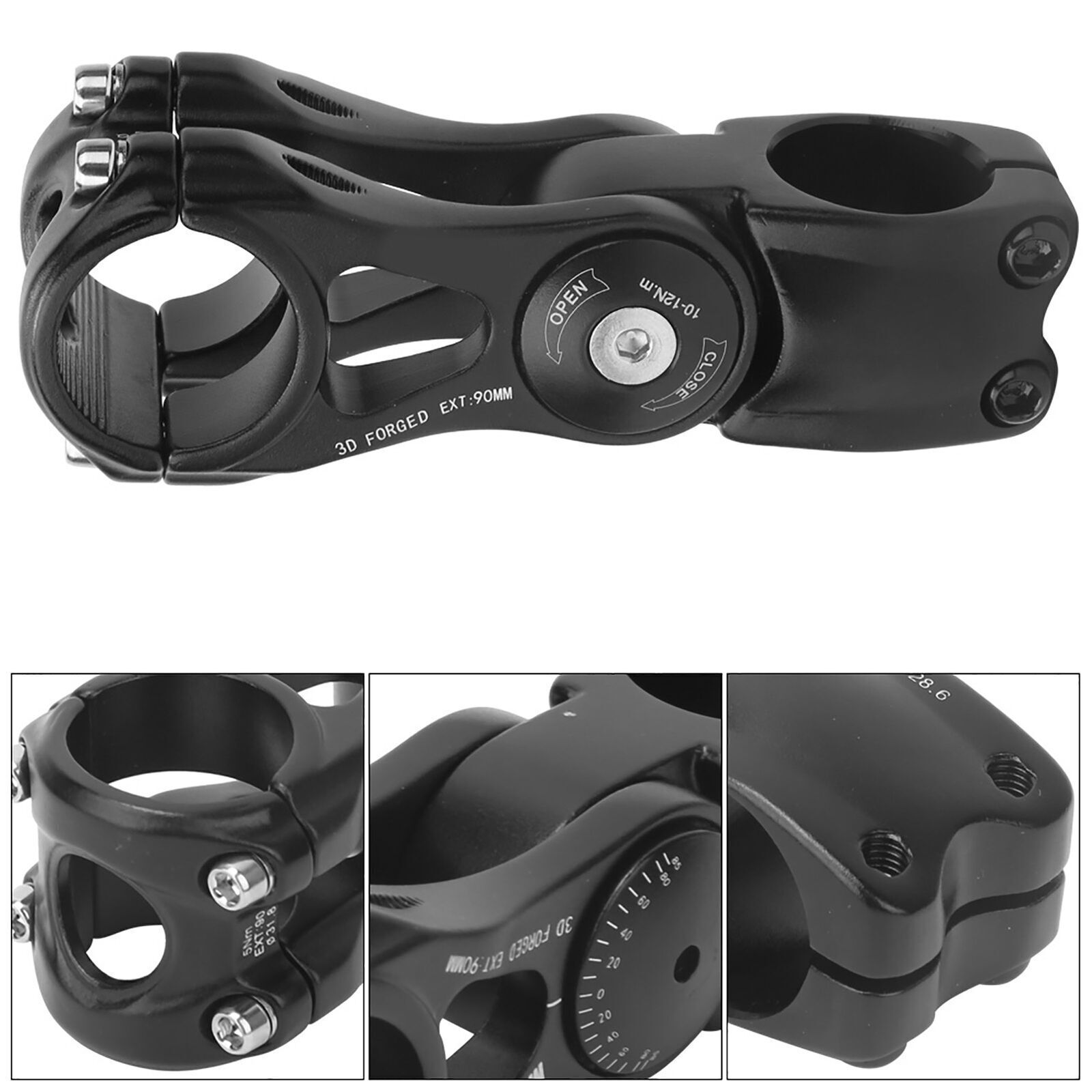Adjustable Aluminum Alloy Bicycle Handlebar Stem for Mountain Bike Bicycles