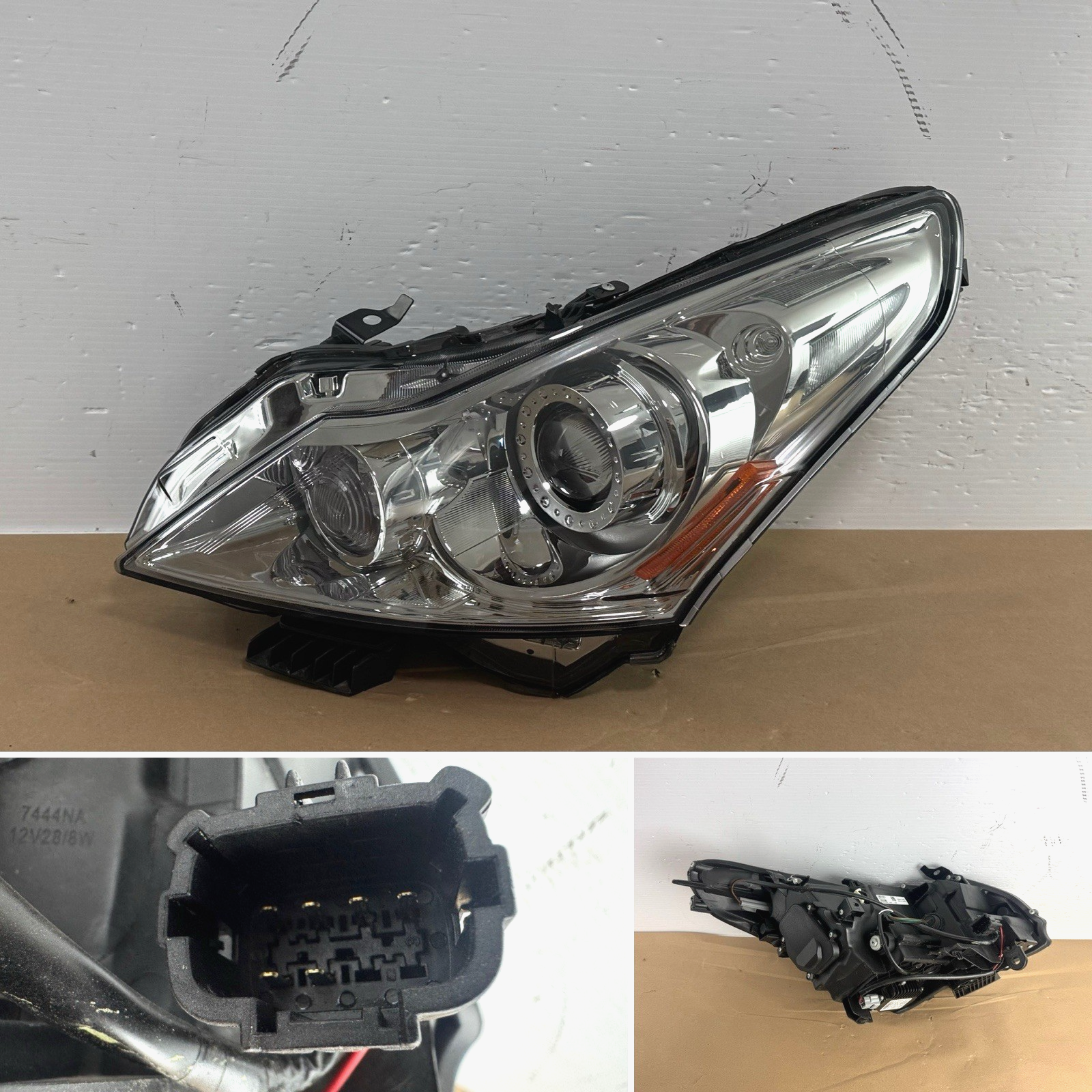 Head lamp for 2010-2015 Infiniti G25 G37 Q40 LH Driver Side Headlight Xenon HID