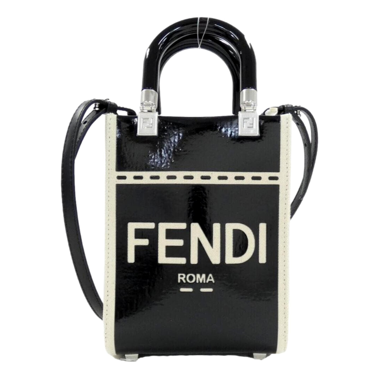 FENDI FF canvas mini bag【注目商品】★ FENDI FF-logo Canvas Mini Bag | Blue | FARFETCH