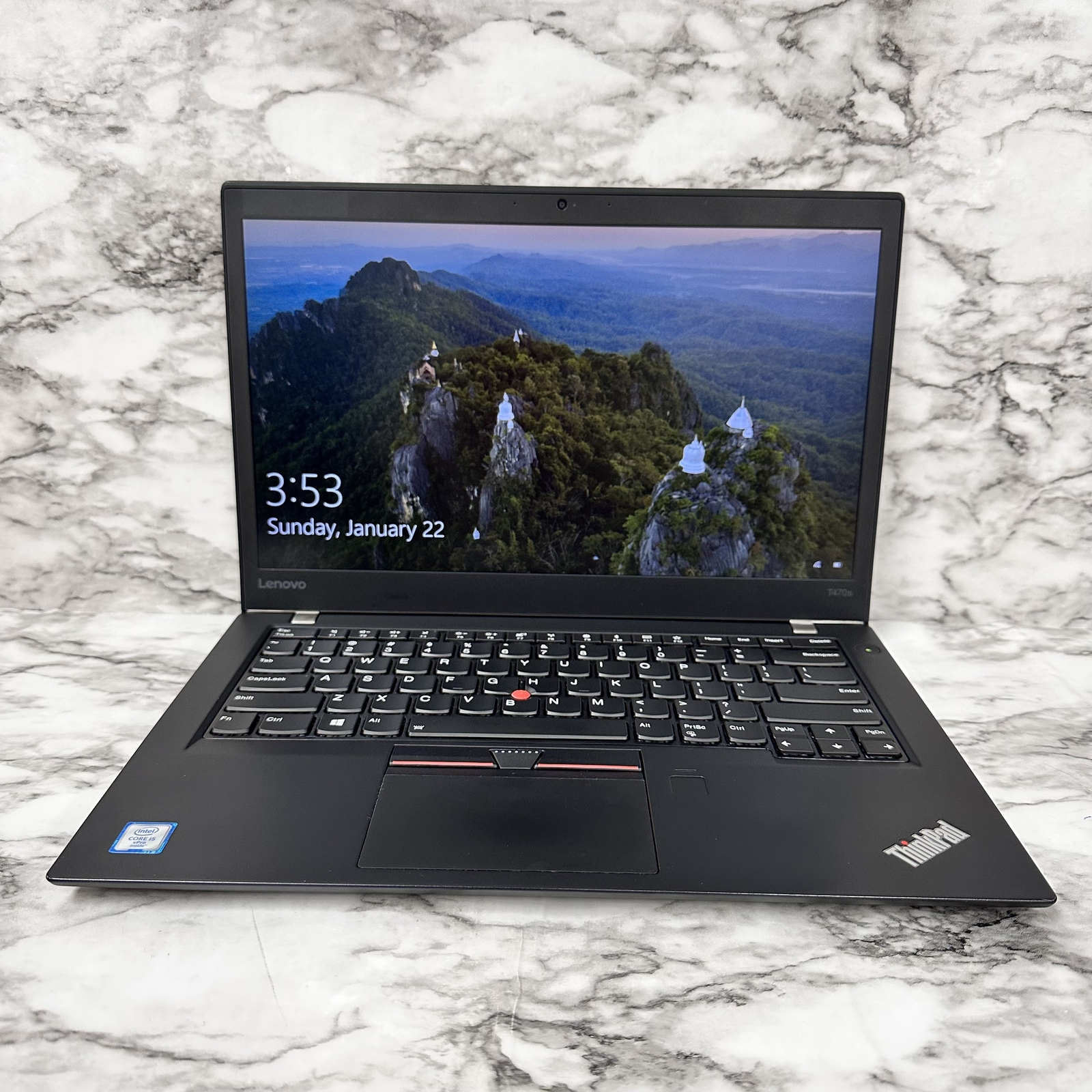 Lenovo ThinkPad T470s i5-6300u 2.40GHz 8GB RAM 256GB SSD Intel HD 520 Win 10 Pro - Picture 1 of 12