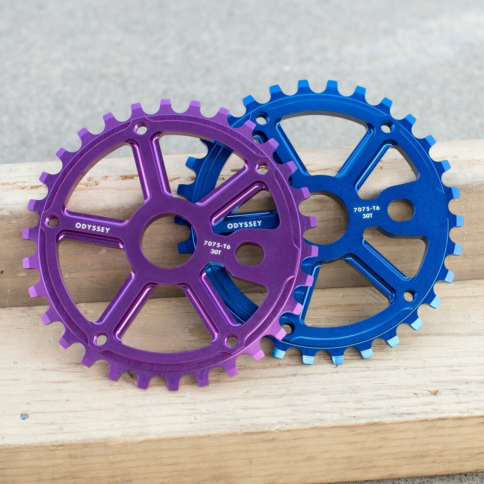 ODYSSEY BMX UTILITY BICYCLE SPROCKET 30T BLUE PURPLE SUNDAY ODYSSEY BMX UTILITY BICYCLE SPROCKET 30T BLUE PURPLE SUNDAY