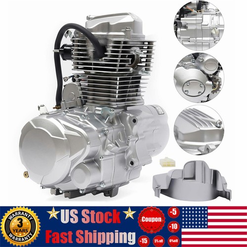 250cc 200cc CG250 Dirt Bike Engine 4-stroke w/ Manual 5-Speed Transmission ATV