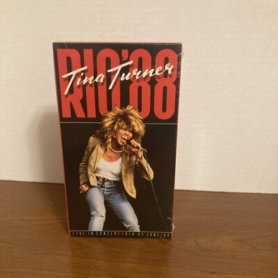 Tina Turner - Live in Rio (VHS, 1988) Sealed