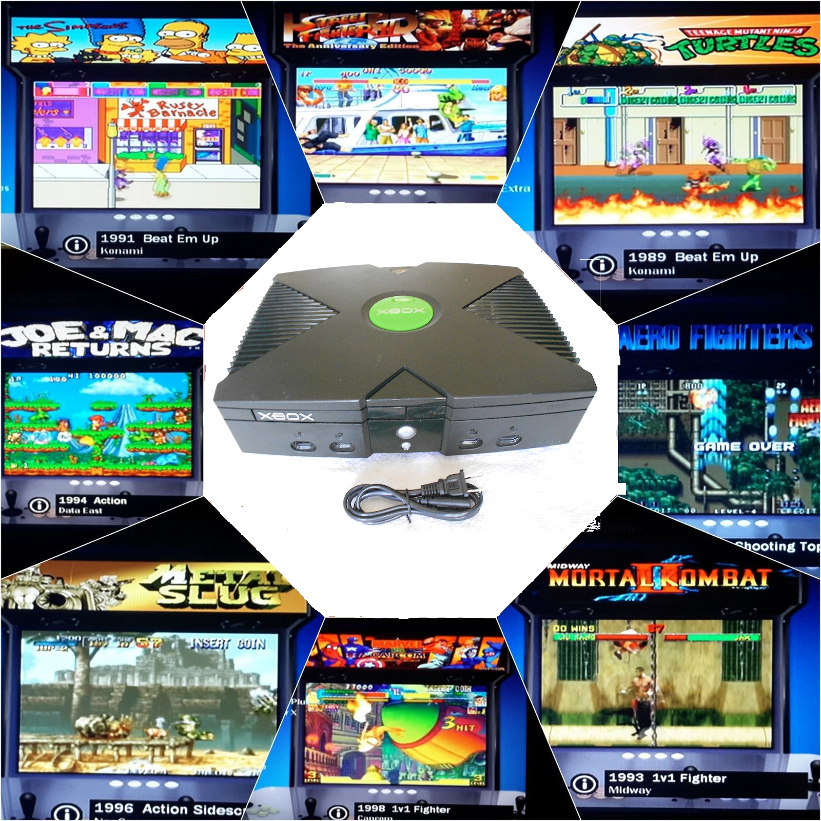 Arcade Microsoft Xbox classic Coinops 160 GB Komplett