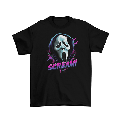 Scream Movie Ghost Face Mask T-Shirt Unisex Horror Halloween Adult Sizes New