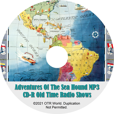 Adventures Of The Sea Hound OTRS OTR Old Time Radio Shows MP3 On CD-R 11 Episode