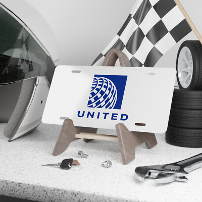 United Airlines Vanity Plate