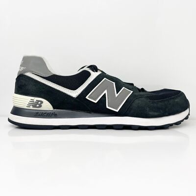

New Balance Mens 574 M574SKW Черная повседневная обувь Кроссовки Размер 11 D, Черный, 574