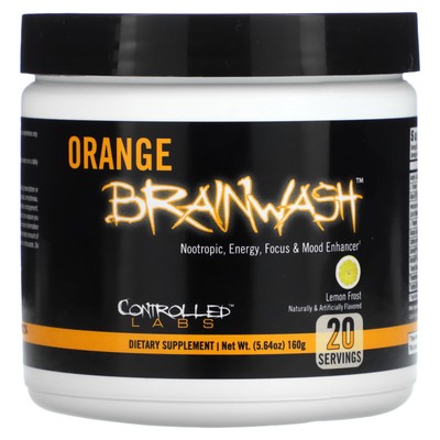 

Orange Brainwash, Лимонный фрост, 5,64 унции (160 г), Not available