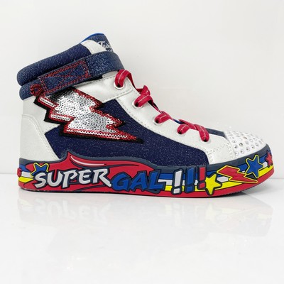 

Skechers Girls Twinkle Lite SN314031L Синяя повседневная обувь Кроссовки Размер 3, Синий, Twinkle Lite