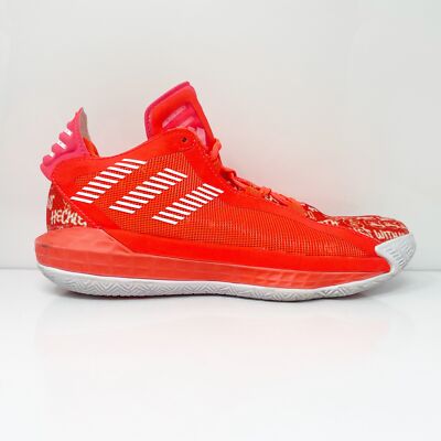 

Adidas Mens Dame 6 FU6808 Красные баскетбольные кроссовки Размер 5, Красный, Dame 6