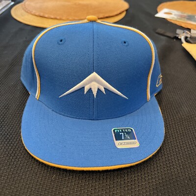 Reebok 7 3/4 Denver Nuggets Blue And Gold Hat Rare 