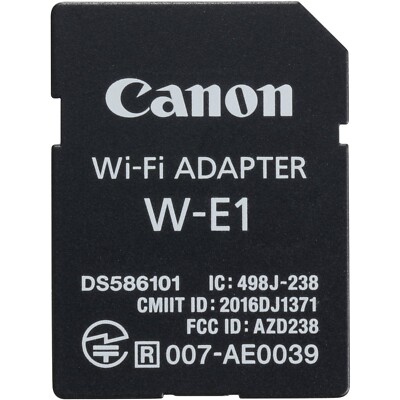 CANON W-E1 Wi-Fi Adapter for CANON EOS 7D Mark II 5DS and 5DS R NEW