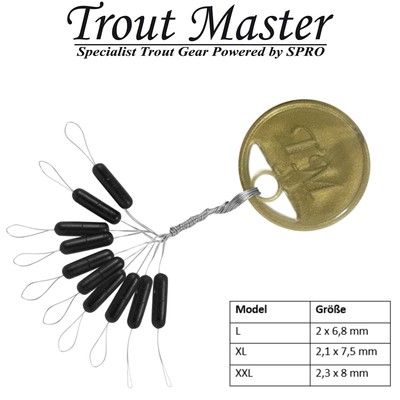 Spro TM Soft Stopper Sticks | Gummistopper Trout Master Sbirolino Schnurstopper
