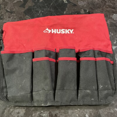 Husky Bucket Jockey TOOL STORAGE CADDY 30Pockets BLACK w/ RED 5 Gallon