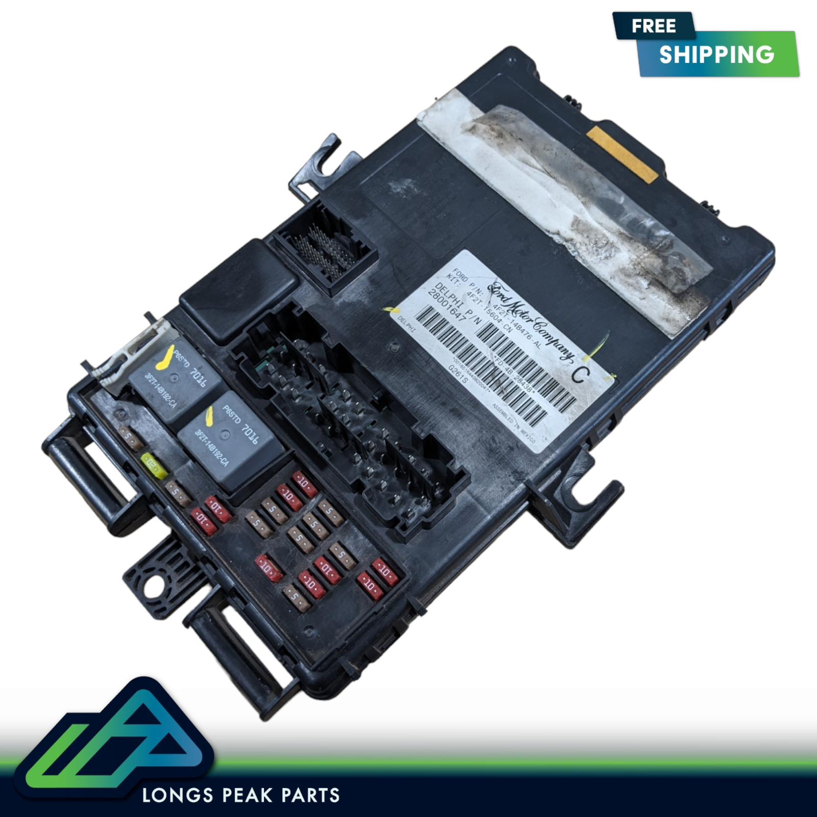 2004 Ford Freestar Multifunction BCM Fuse Box Control Module 4F2T-14B476-AL