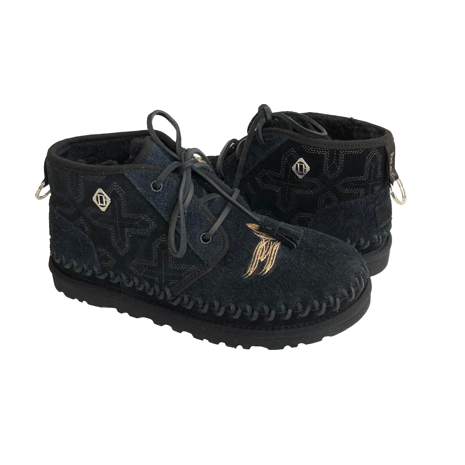 靴 UGG x Children of the discordance UGG X CHILDREN OF DISCORDANCE MEN NEUMEL BLACK SUEDE SHOES