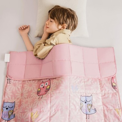 Topcee Weighted Blanket (3 lbs, 36" x 48") Cooling Throw Heavy Blanket for Sleep