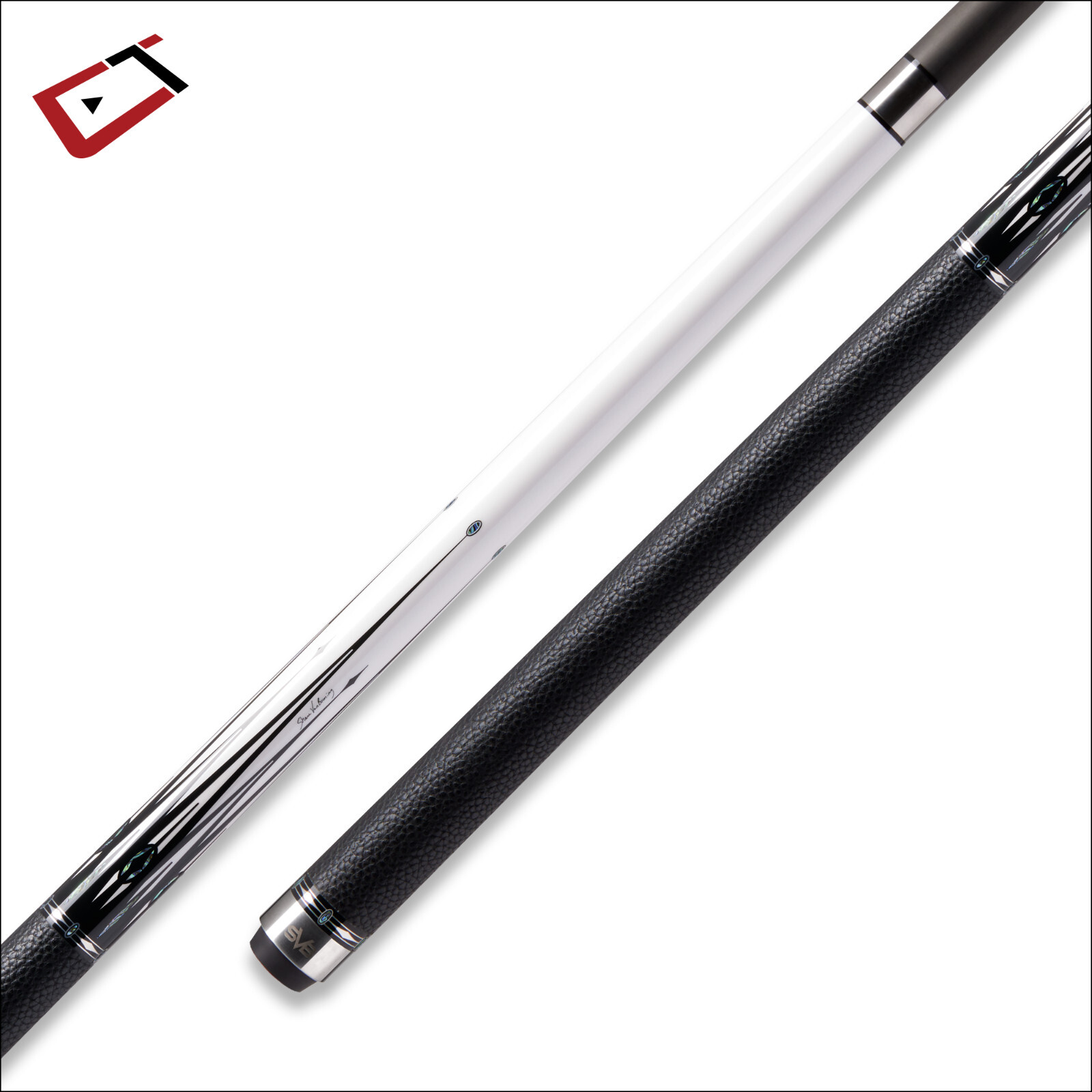 NEW Cuetec Cynergy SVB Gen 2 White Cue 95-136 LTW - 12.5mm