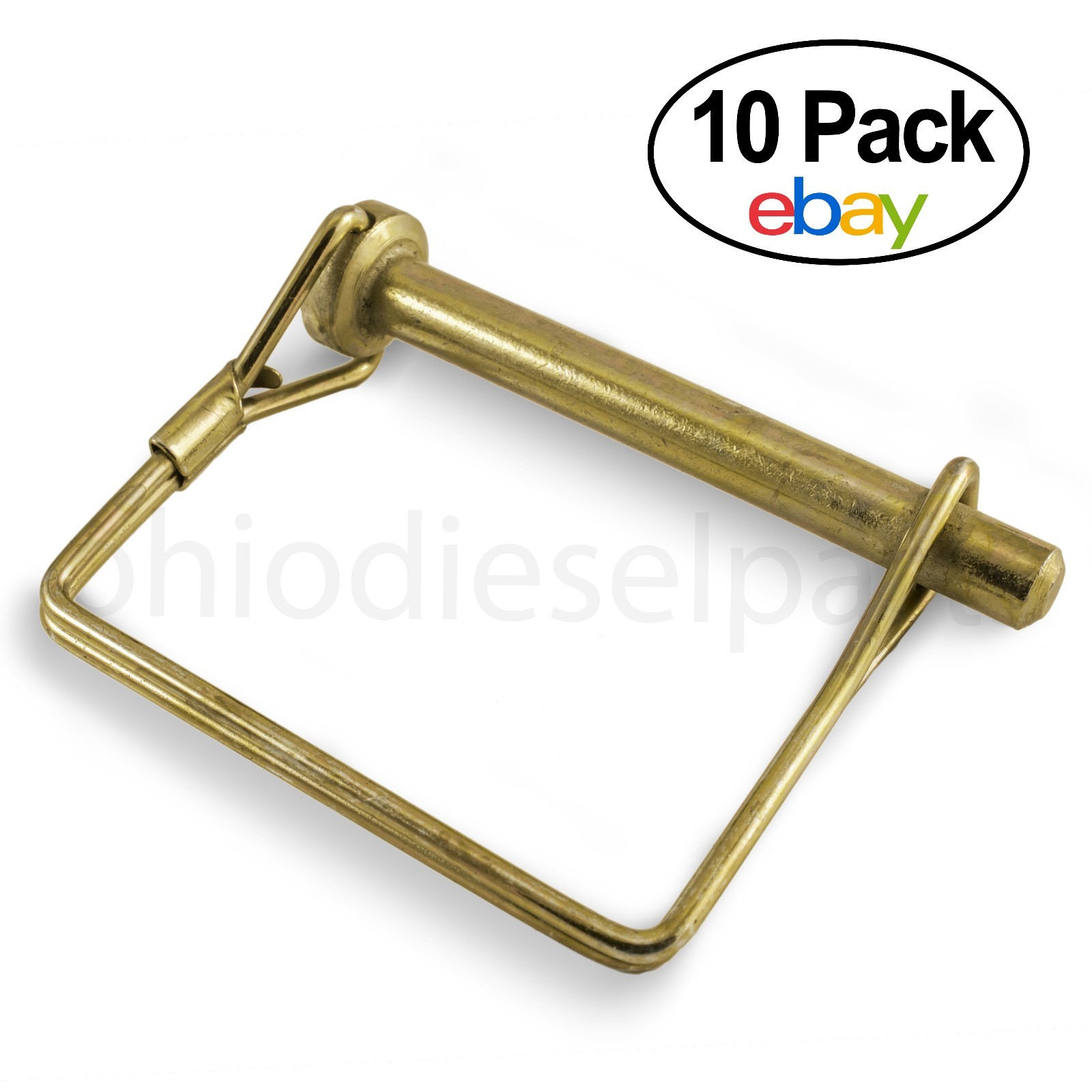 pine　4台 PTO Square Wire Shaft Locking Pin 5/16” x 2-1/4” (10-PACK) S