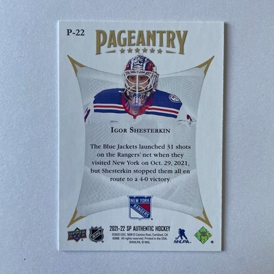 2021 Upper Deck SP Authentic #P-22 Igor Shesterkin Pageantry