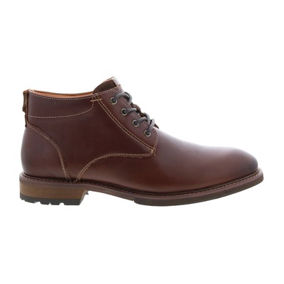 

Florsheim Cabin Chukka 11780-205-D Мужские коричневые кожаные ботинки чукка на шнуровке, Коричневый, Florsheim Cabin Chukka