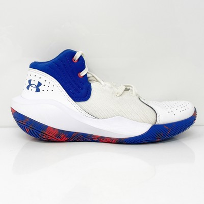 

Баскетбольные кроссовки Under Armour Boys Jet 21 3024794-100, белые, размер 5,5 года, Белый, Jet 21