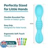 Soft Silicone Baby Spoons, Baby Spoon self Feeding Set for Babies 6-12 Months - Infant Feeding Spoons for Boys and Girls, Safty Tested Spoons, Baby Feeding Essentials, BPA Free, Great Gift