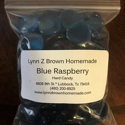 Blue Raspberry Hard Candy Homemade