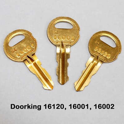 16120, 16001, 16002 DKS Doorking Replacement Keys...