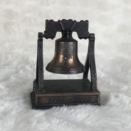 Vintage Die Cast Miniature Metal Pencil Sharpener Liberty Bell
