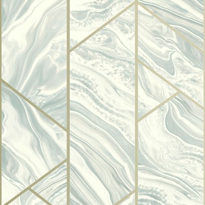 Rasch Marble Geometric Metallic Outline Abstract Segments Glitter Wallpaper