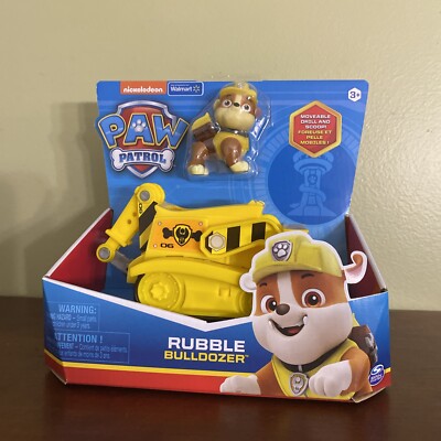 Nickelodeon Paw Patrol Rubble Bulldozer Playset Pretend Play NEW