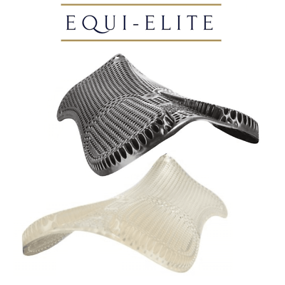 Acavallo Gel Pad with Rear Riser - Shock Absorbing Non Slip Half Pad