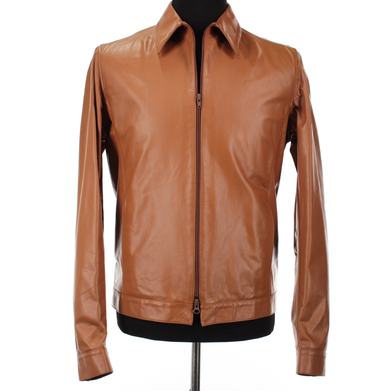 Hettabretz NWD Full-Zip Leather Jacket Size 48 (~ Medium US