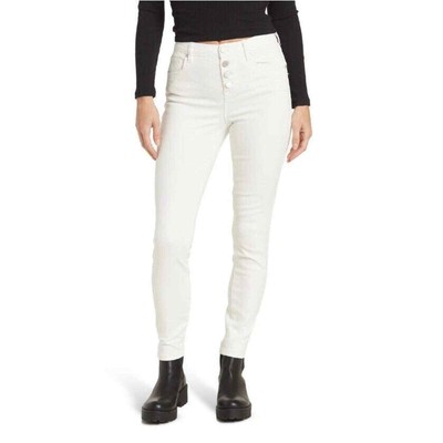 BlankNYC Women's White The Great Jones High Rise Skinny Jeans Size 28
