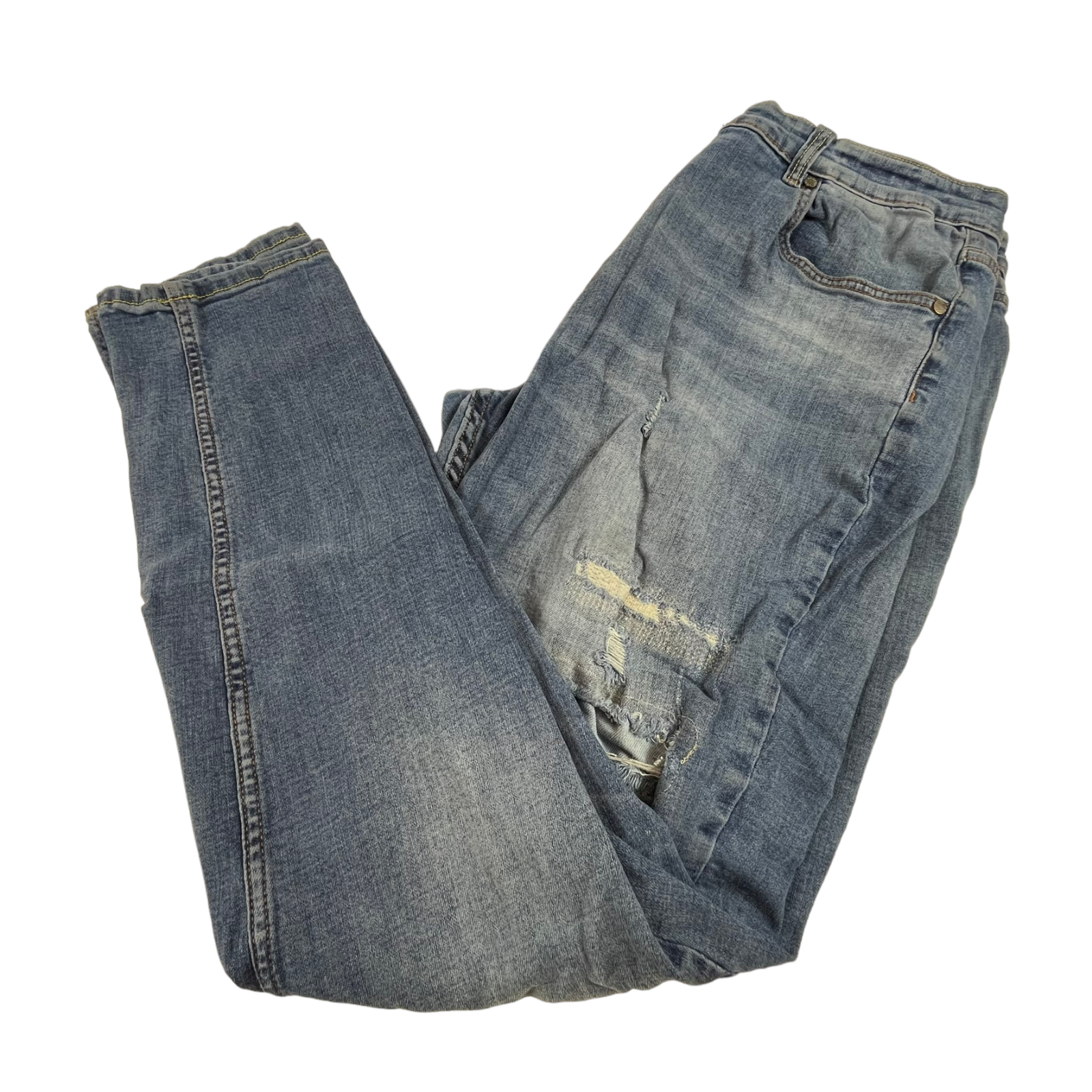 Serenade デニム Serenade Ripped Denim Jeans Sz 40 Mens Blue Cotton Destroyed