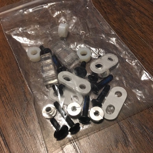 Various AHL Pro Stock Hockey Helmet Visor Half Shield Hardware
