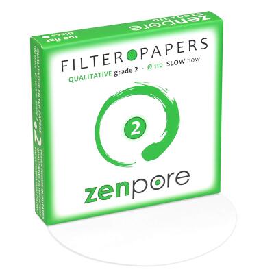 11 cm Lab Filter Paper, Standard Qualitative Grade 2 - Slow Flow 110 mm (100 ...