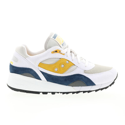 Saucony Shadow 6000 S70441-4 Мужские белые синтетические кроссовки для стиля жизни
